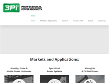 Tablet Screenshot of professionalpowerproducts.com